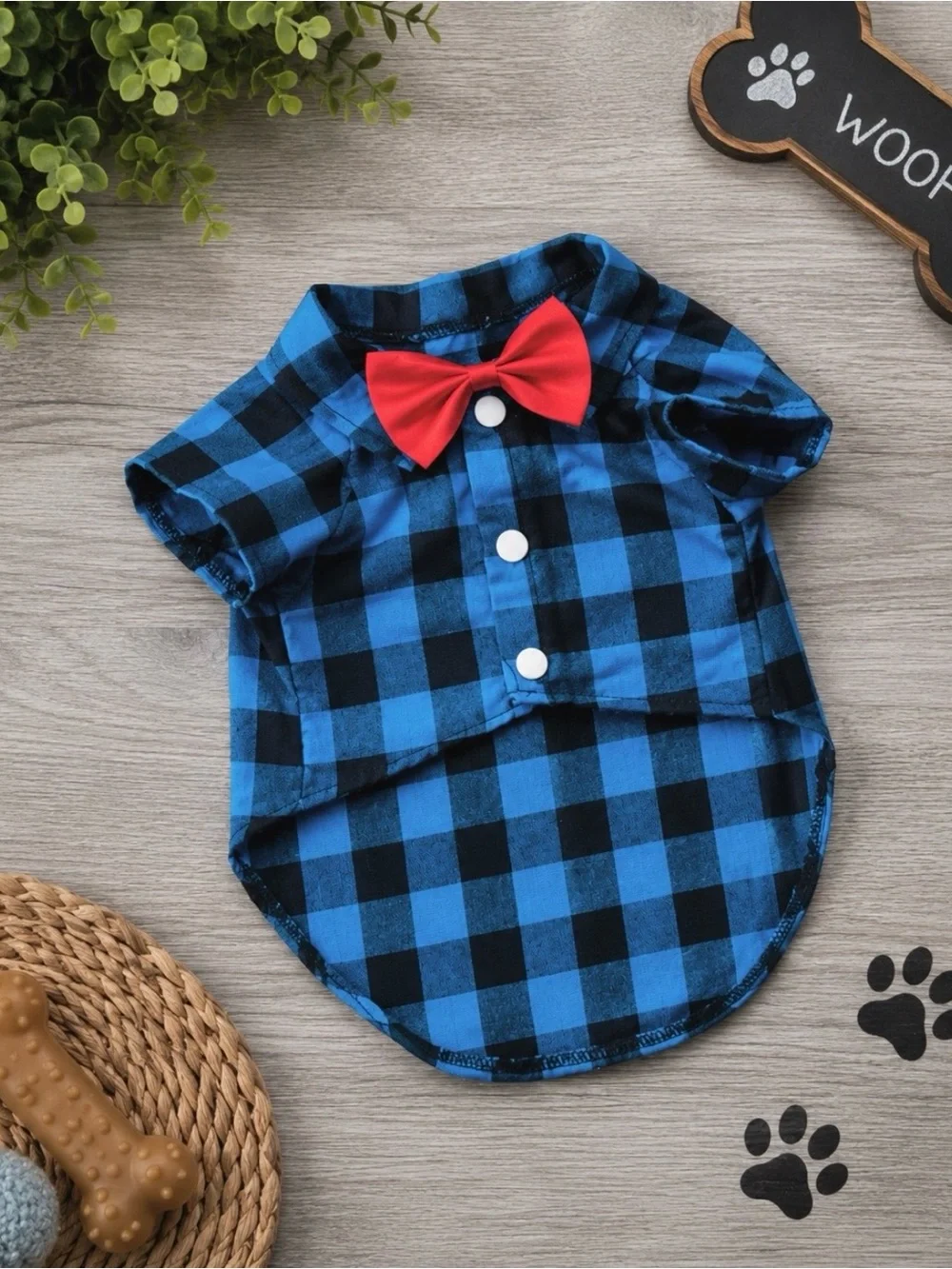 Dog Apperal Bundle: 2-Piece Shirt Set | Classic Dog Dress Shirts | Size: Mediums